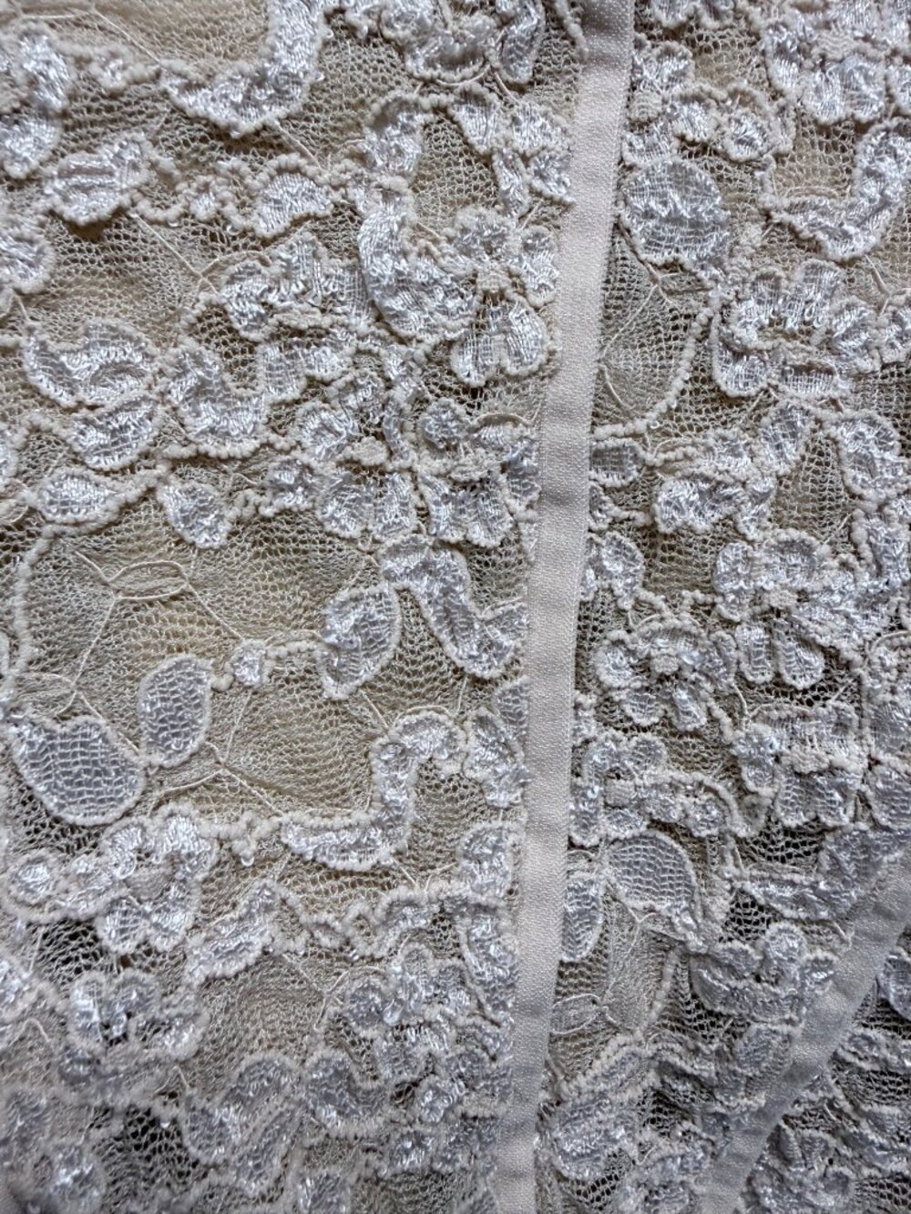 Anthropologie Ann Ferriday Lace Corset Tank Top Beige Medium - Picture 8 of 9